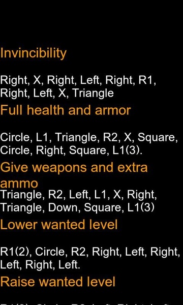 Cheats for Gta V - Preview 4