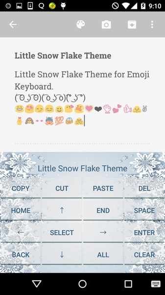Little Snow Flake Keyboard - Preview 4