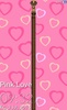 Pink Love Zipper Lock Screen screenshot 4