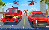 Ambulance Robot Car Game 3D screenshot 3