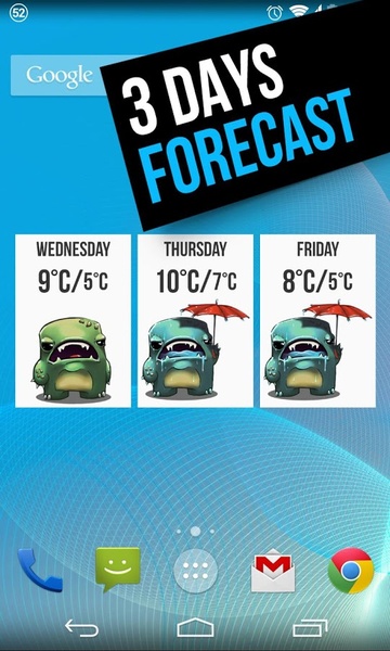 Grumpy Weather Widget - Preview 4