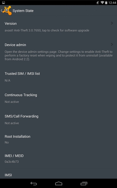 Avast Anti-Theft - Preview 2