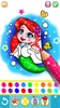 Mermaid coloring for kids screenshot 6