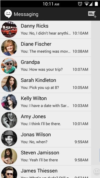 Sliding SMS - Preview 4