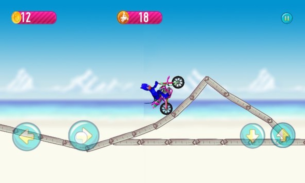 The Crazy pj drive MotoBike mask run - Preview 4
