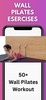 Wall Pilates workout at home screenshot 5