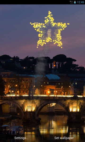 Skyrockets & Fireworks Livewallpaper Free - Preview 3