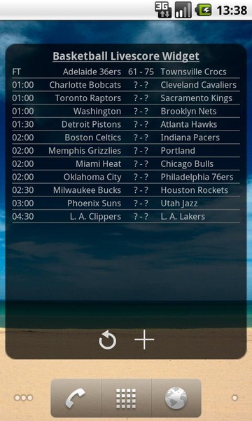 Basketball Livescore Widget - Preview 23