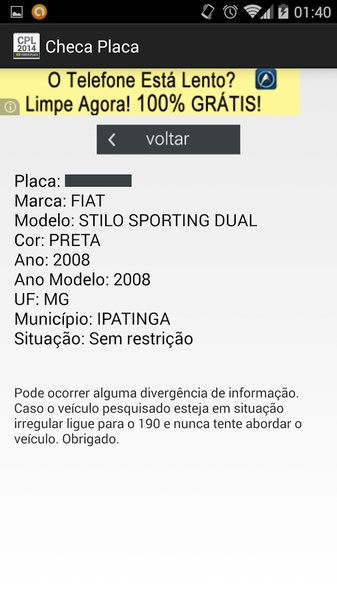 Checa Placa - Preview 1