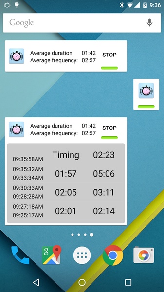 Contraction Timer - Preview 2