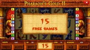 Pharaohs Gold II Deluxe slot screenshot 3