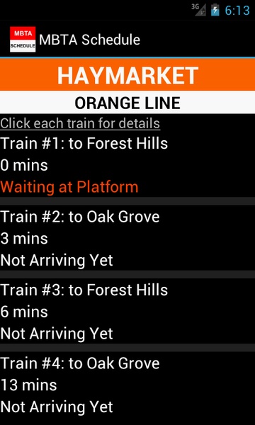 MBTA Schedule - Preview 5