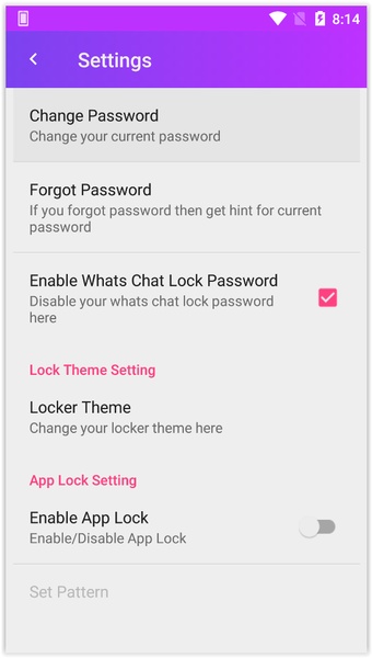 Whats Lock : Particular Chat Locker & App Locker - Preview 4
