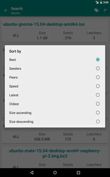 Torrent Search Engine - Preview 3