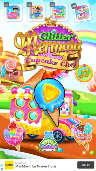 Mermaid Glitter Cupcake Chef - Preview 8