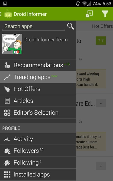 Droid Informer - Preview 6