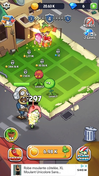 PLANTS VS ZOMBIES MERGE DEFENSE free online game on