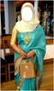 Women Hijab Saree Photo Suits screenshot 3