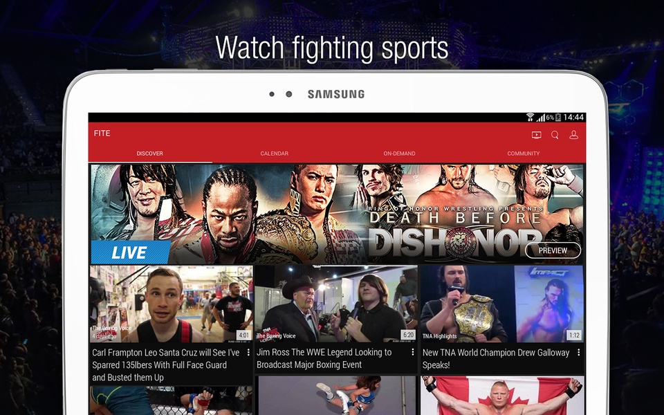 FITE TV for Android Download the APK from Uptodown