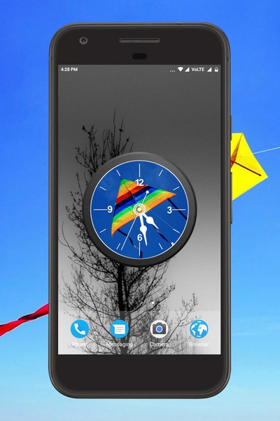Kite Clock Live Wallpaper - Preview 5