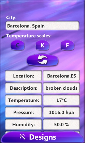 Waterfall Clock Weather Widget - Preview 7