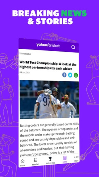 Yahoo Cricket - Preview 2