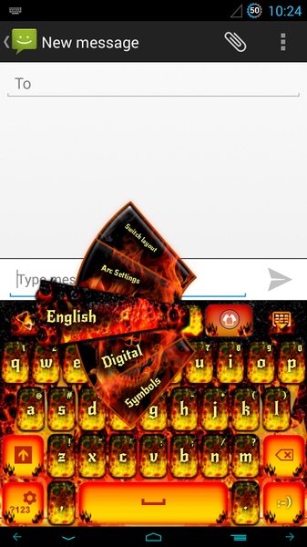 Hell Keyboard for GoKeyboard - Preview 7