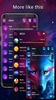 Neon led SMS Messenger theme screenshot 2