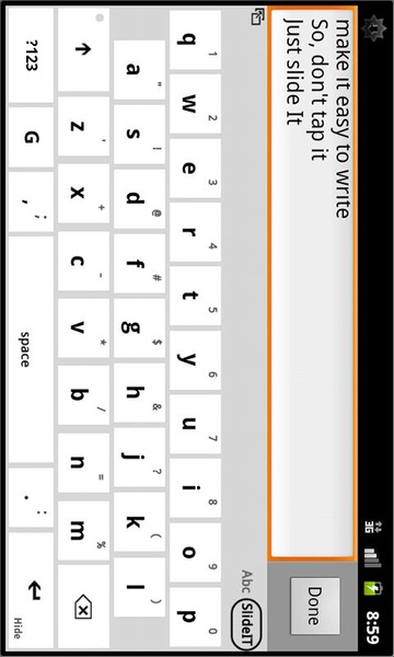 SlideIT White wolf skin - Preview 2