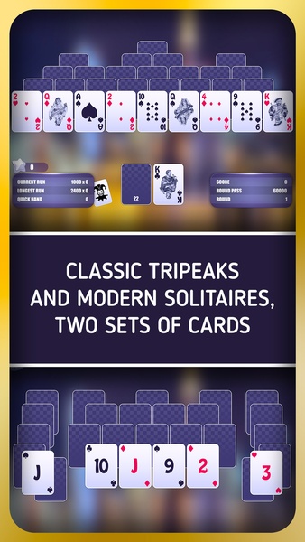 TriPeaks Solitaire Challenge - Preview 1