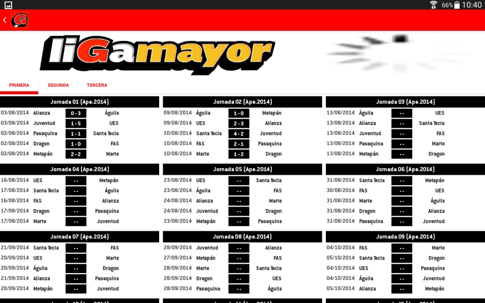 Liga Mayor - Preview 15