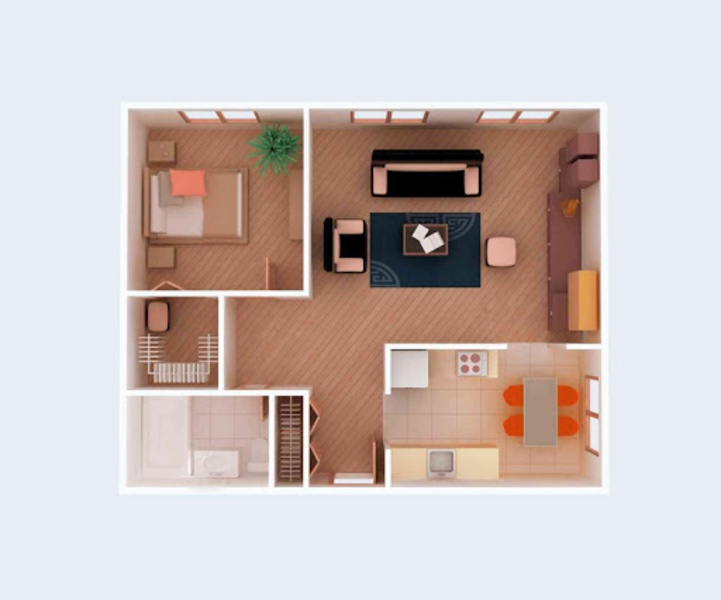 Three D Small Home Plan Ideas - Preview 7
