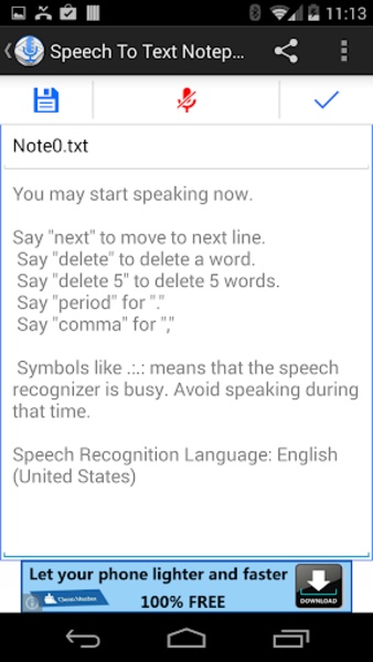 Speech To Text Notepad - Preview 12