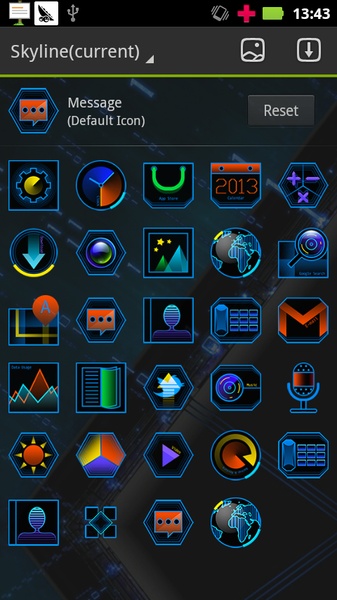 Skyline GOLauncher EX Theme - Preview 1