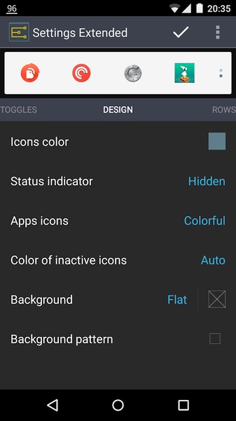 Settings Extended - Preview 4