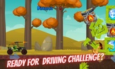 Downhill Racing Car Shooter screenshot 2