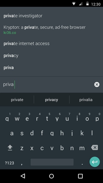 Krypton Anonymous Browser - Preview 3