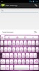 Frame WhitePink Emoji Keyboard screenshot 3