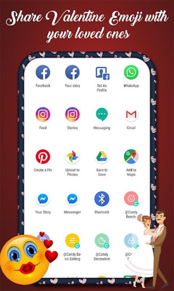 Valentine Love Emojis - Preview 2