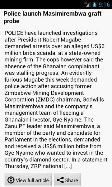Zimbabwe News - Preview 1