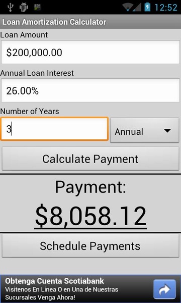 Loan Amortization Calc - Preview 4