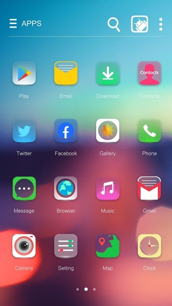 Miracle GO Launcher Theme - Preview 4