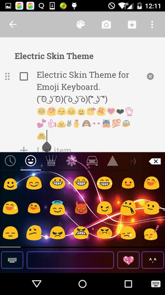Electric Emoji Keyboard - Preview 5