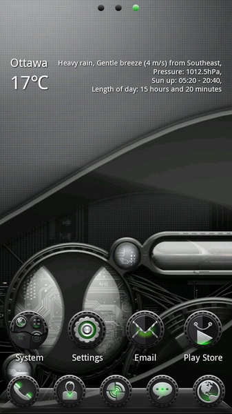 Agent GOLauncher EX Theme - Preview 3