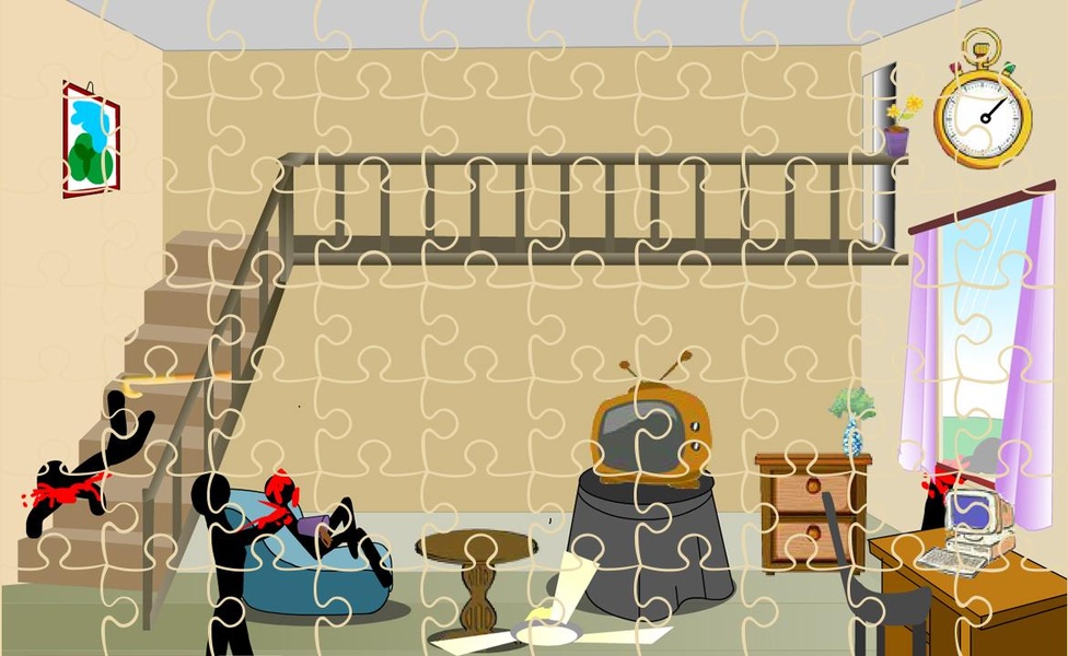 Stickman Death LivingRoom - Preview 4
