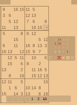 Sudoku 16 Screenshot