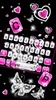 Diamond Butterfly Hearts Keyboard Theme screenshot 4