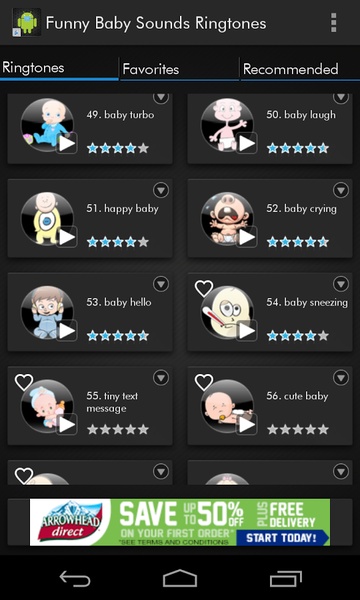 Funny Baby Sounds Ringtones - Preview 3