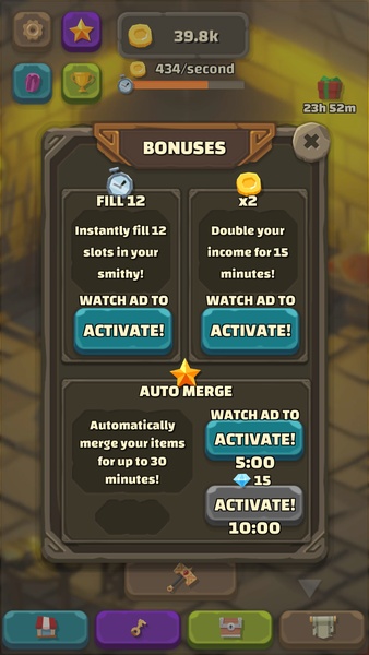 Blacksmith - Merge Idle RPG - Preview 9