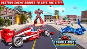 Formula Car Robot Games - Air Jet Robot Transform screenshot 7